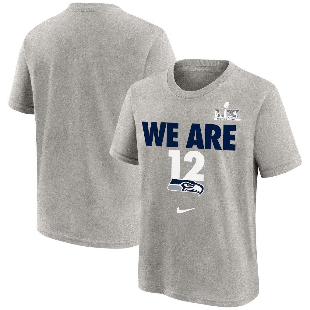 Men 2026 NFL Seattle Seahawks T-shirt grey 017->nfl t-shirts->Sports Accessory